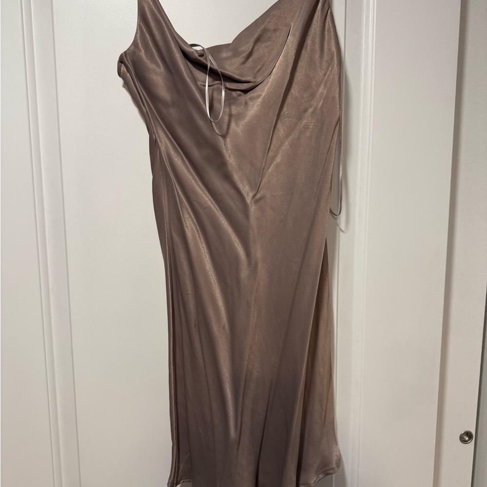 Zara Rhinestone Satin Mini Dress - Picture 3 of 4